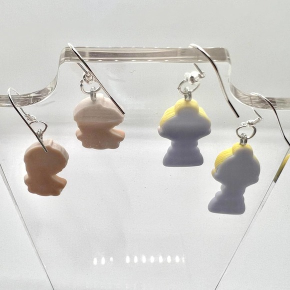 Princess Earrings - Disney Inspired Earrings - Frozen & Cinderella Earrings - Picture 6 of 10